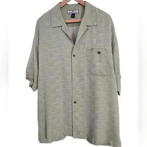 Men's Tommy Bahama 100% Silk Shirt - L